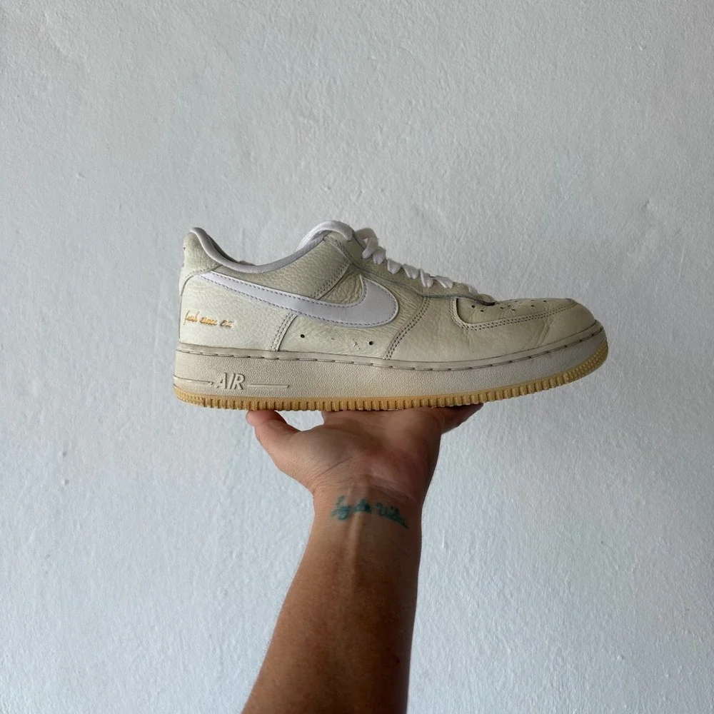 Nike Air Force 1 Low '07 Premium Popcorn‎ Sneakers Men's Size 8.5 CW2919-100